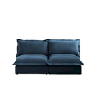 73.2 Chenille Modular 3-Seat Sofa with Removable Washable Covers And Multiple Pillows