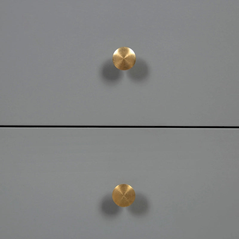 Finco Nightstand Side Table with 2 Drawers