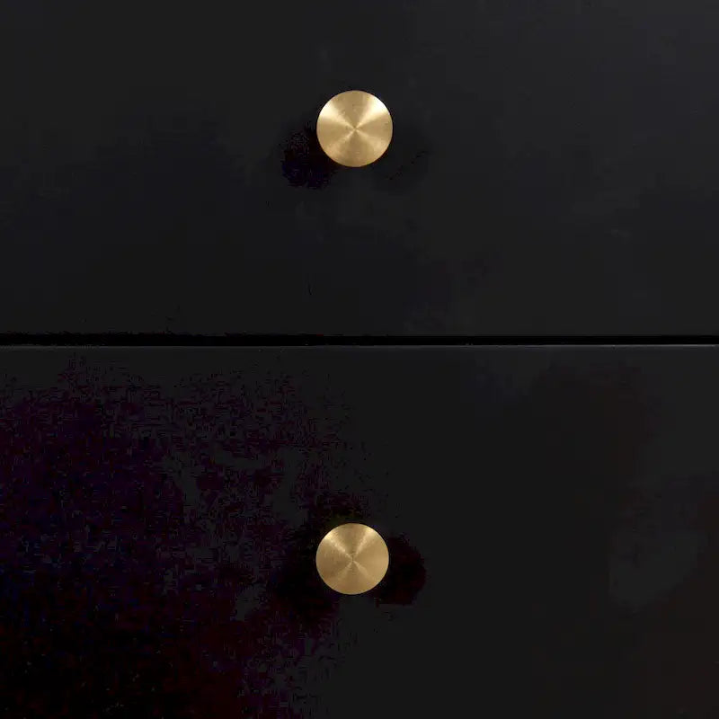 Finco Nightstand Side Table with 2 Drawers