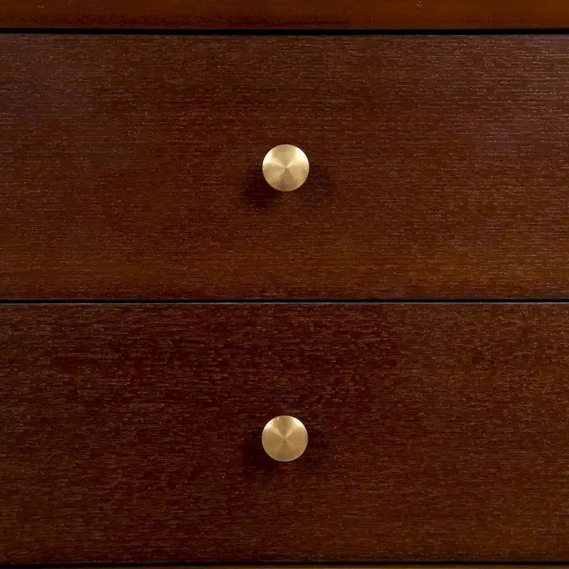 Finco Nightstand Side Table with 2 Drawers