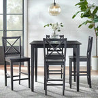 Cross Back 24-inch Stool