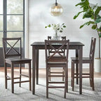 Cross Back 24-inch Stool