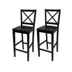 Cross Back 24-inch Stool