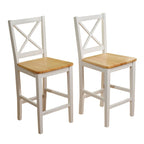 Cross Back 24-inch Stool
