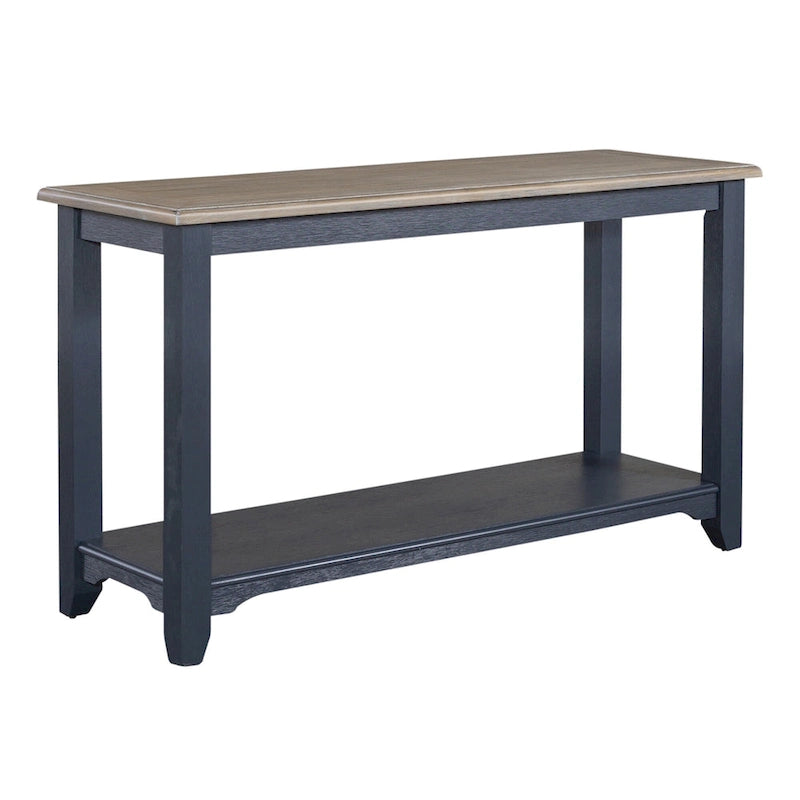 Summerville Navy Wire Brushed Sofa Table Living Room Accent