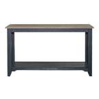 Summerville Navy Wire Brushed Sofa Table Living Room Accent