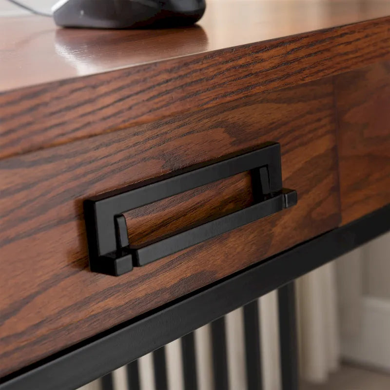 Peter Matte Black Slatted Coffee Table