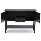 Buffet Sideboard Server Storage Cabinet Organizer with 4 Drawers