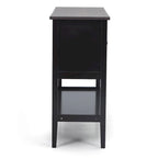 Buffet Sideboard Server Storage Cabinet Organizer with 4 Drawers