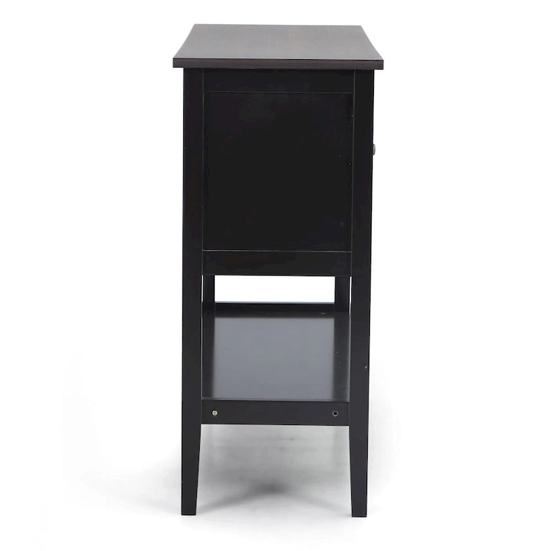 Buffet Sideboard Server Storage Cabinet Organizer with 4 Drawers