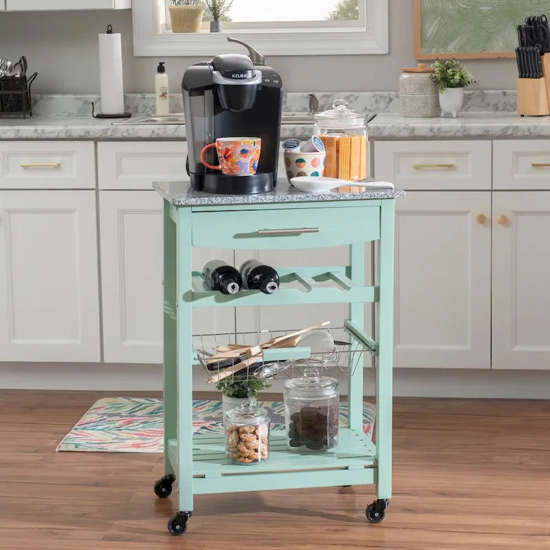 Jake Compact Mobile Rolling Kitchen Cart