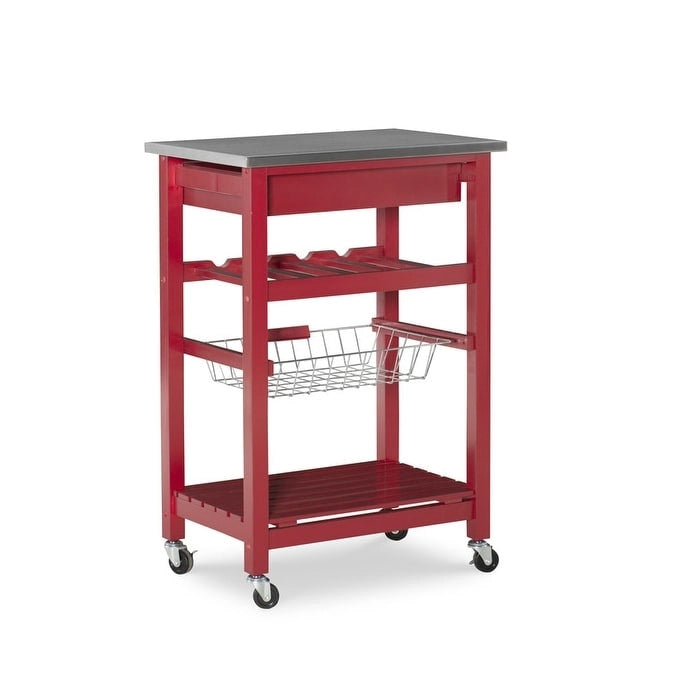Jake Compact Mobile Rolling Kitchen Cart