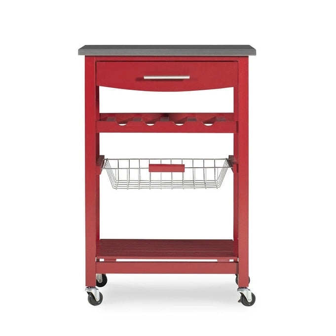 Jake Compact Mobile Rolling Kitchen Cart