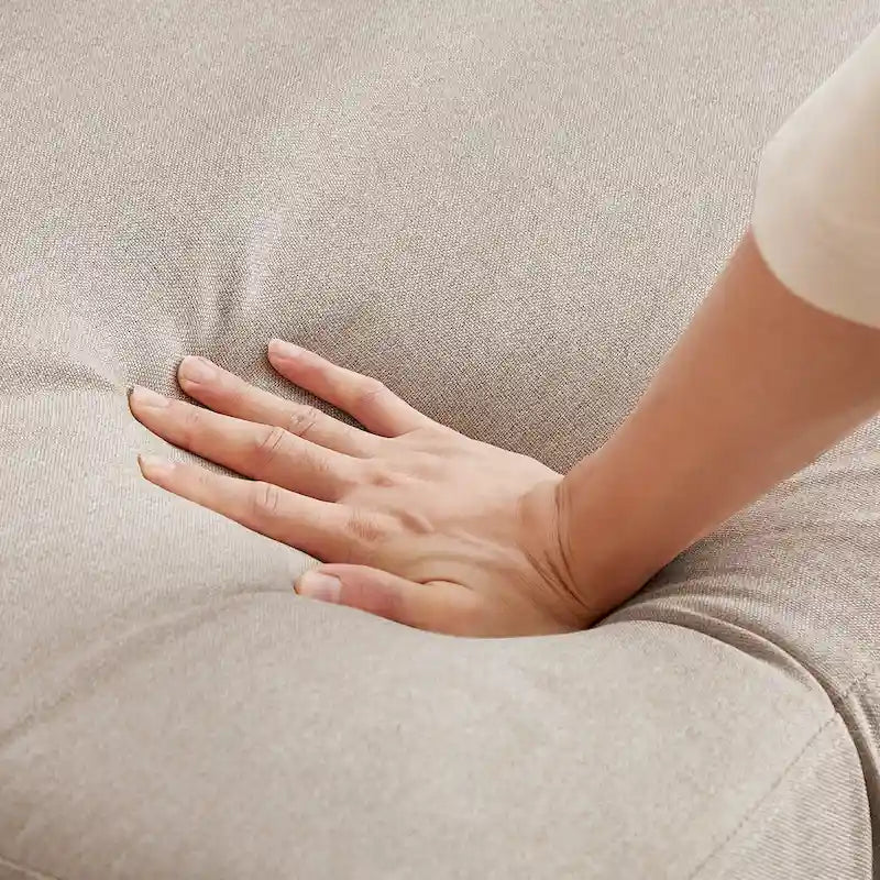 Modular Sectional Sofa Couch L Shaped With Storage Ottoman and Side Bags For Living Room