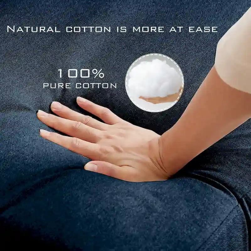 Modular Sectional Sofa Couch L Shaped With Storage Ottoman and Side Bags For Living Room