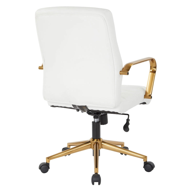 Baldwin Mid-Back Faux Leather Chair