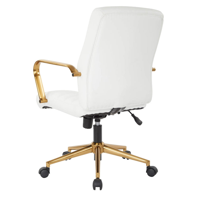 Baldwin Mid-Back Faux Leather Chair