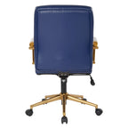 Baldwin Mid-Back Faux Leather Chair