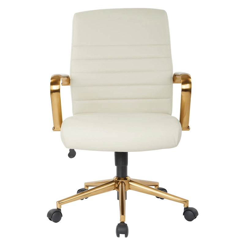 Baldwin Mid-Back Faux Leather Chair