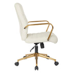 Baldwin Mid-Back Faux Leather Chair