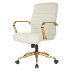 Baldwin Mid-Back Faux Leather Chair