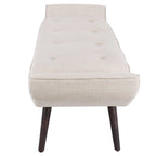 Newcastle Fabric Tufted Bench