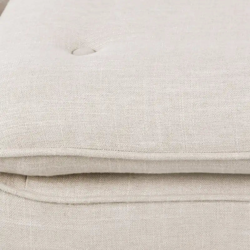 Newcastle Fabric Tufted Bench