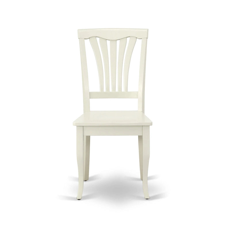 Asian Wood Oval Dining Set, Butterfly Leaf Pedestal Table & Slatted Back Chairs, Linen White