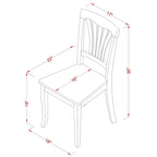 Asian Wood Oval Dining Set, Butterfly Leaf Pedestal Table & Slatted Back Chairs, Linen White