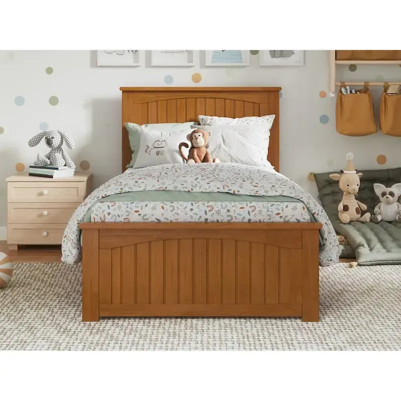 Nantucket Low Profile Platform Bed with Matching Footboard