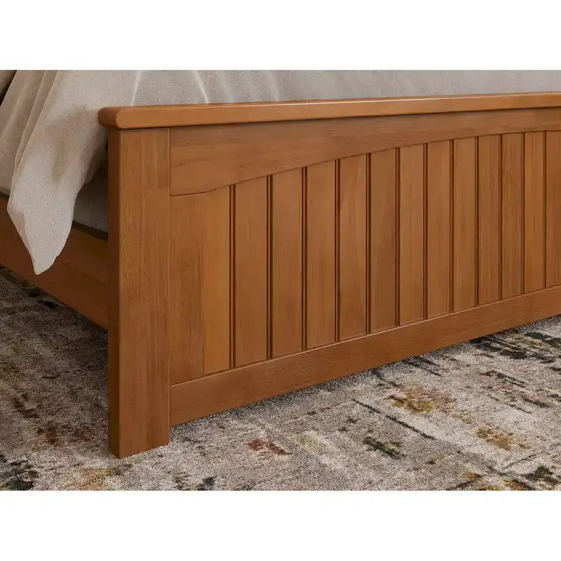 Nantucket Low Profile Platform Bed with Matching Footboard