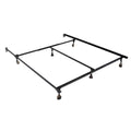 Hollywood Atlas-lock Keyhole Queen / California King / King Bed Frame with Wheels