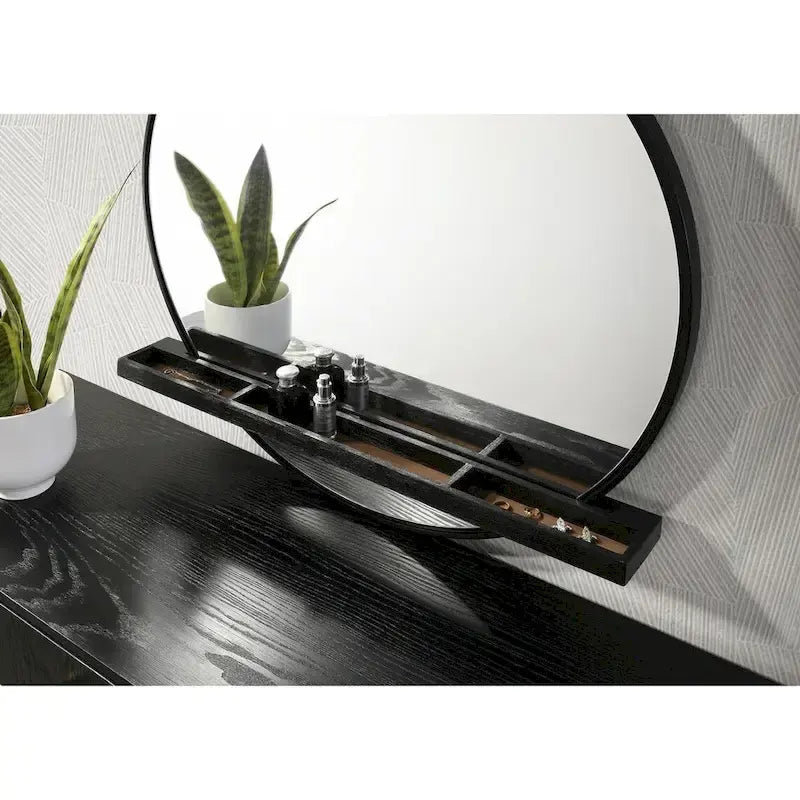 Anser Black and Grey 4-piece Bedroom Set