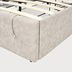 Full Size Platform Bed Frame with 4 Storage Drawers