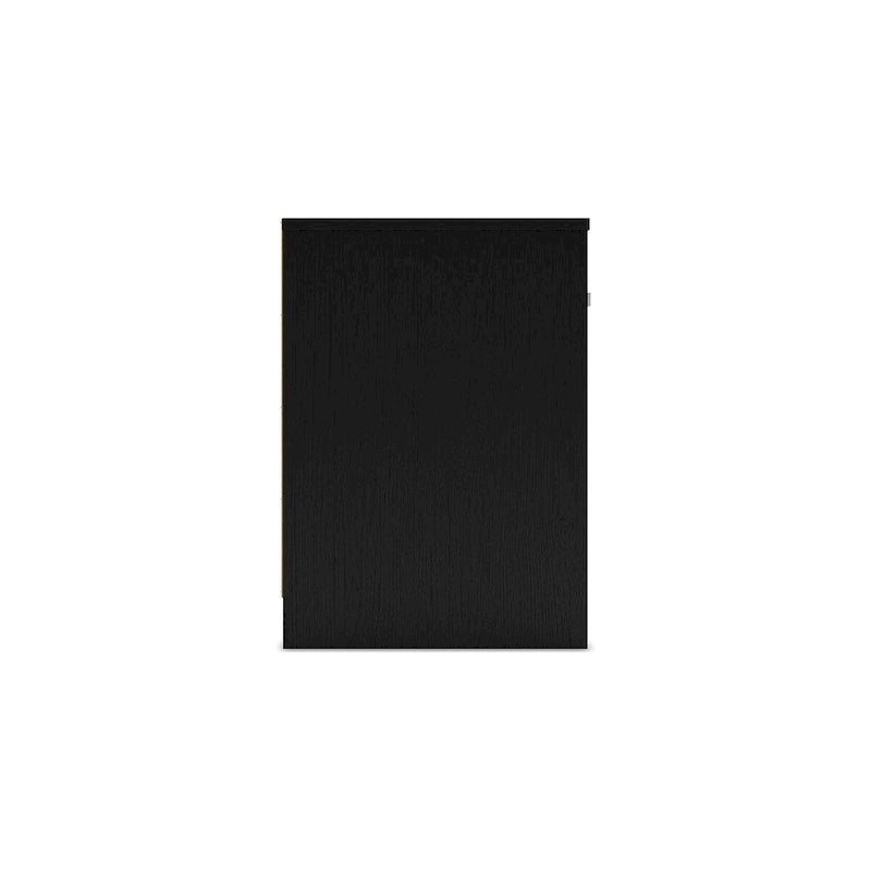 Finch Black Platform Bed with 2 Nightstands