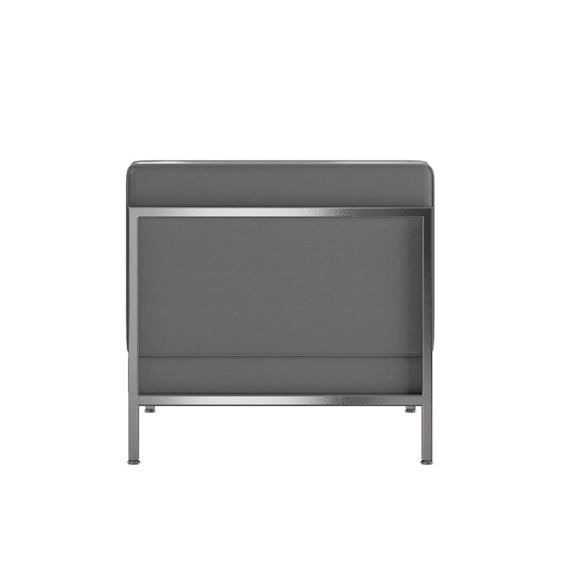 Contemporary LeatherSoft Middle Chair - 28W x 28.75D x 27.25H