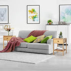 Bamboo End Table Set of 2 - 16D x 16W x 24H