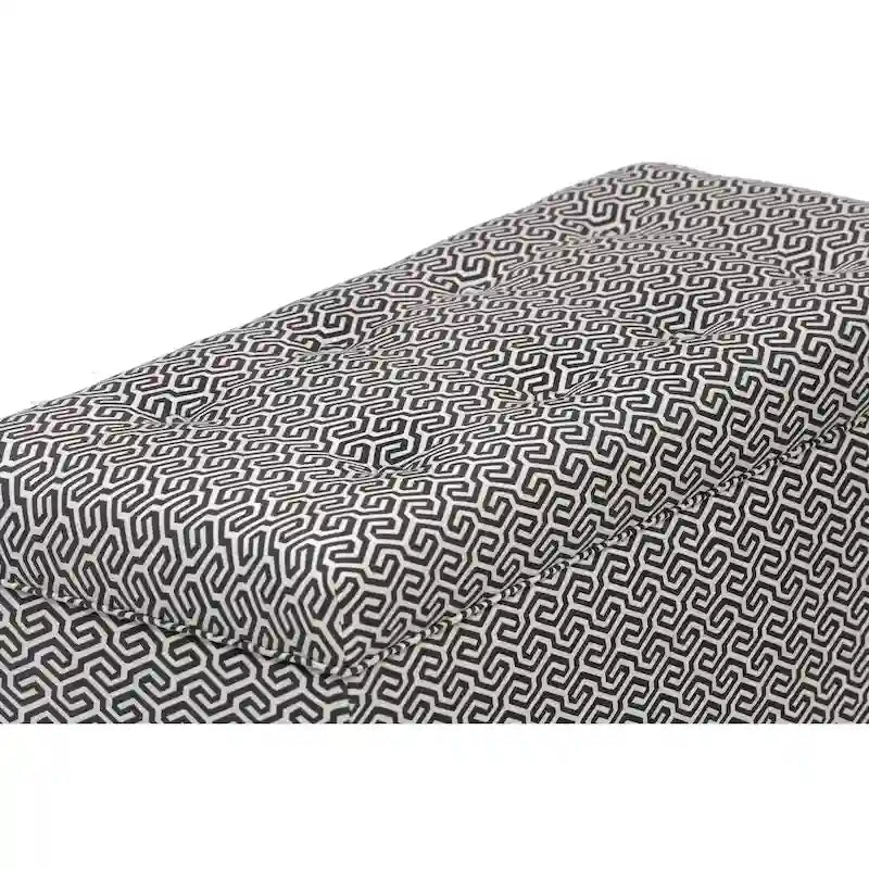 Angela Transitional Living Room Storage Trunk Bench