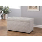 Angela Transitional Living Room Storage Trunk Bench