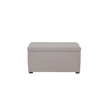 Angela Transitional Living Room Storage Trunk Bench