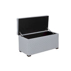 Angela Transitional Living Room Storage Trunk Bench