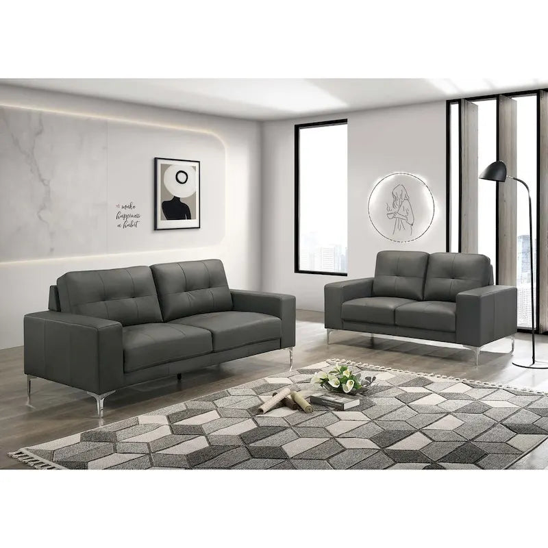 Poundex 2-Piece Sofa Set