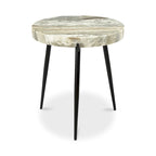 Macari Modern Marble Top Accent Table - 18W x 18D x 20H