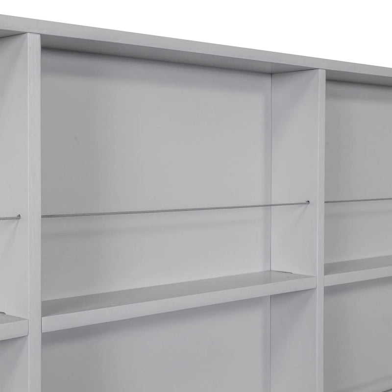 Full Solid Wood House Day Bed with Trundle