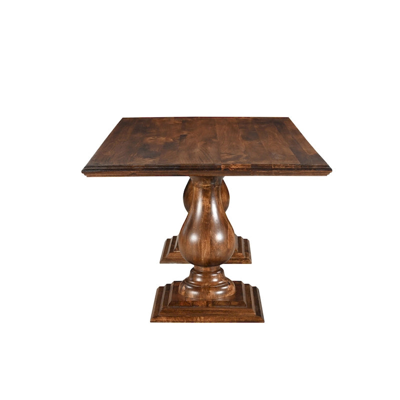 Willow Solid Wood Double Pedestal Dining Table